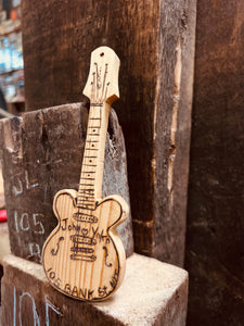 John Lennon & Yoko Ono 105 Bank St. Mini Handmade Guitar *Made To Order*