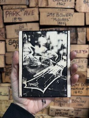 Cindy Guitars Guitar Series Photo-Print-on-Wood 35mm Double Exposure The Albatross No. 3/5