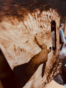 Film Noir Pyrography Pickguard I