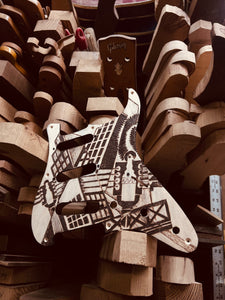 Custom Model-S Futurism Pickguard