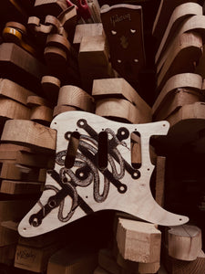 Cross&Serpent Model-S Pyrography Pickguard