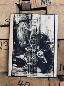 Cindy Guitars Guitar Series Photo-Print-on-Wood 35mm Double Exposure Offset Baritone No. 2/5