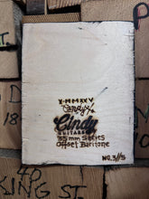 Load image into Gallery viewer, Cindy Guitars Guitar Series Photo-Print-on-Wood 35mm Double Exposure Offset Baritone No. 3/5
