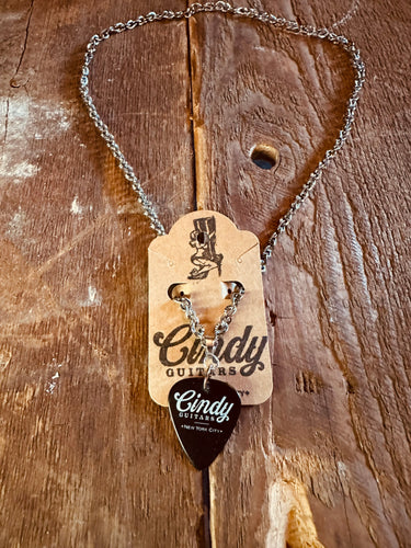 Cindy Pick Necklace x Black with Chain