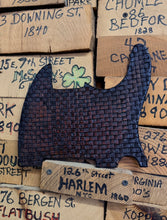 Load image into Gallery viewer, Cindy Leather Stamped Crosshatch Pickguard Model-T/Telecaster