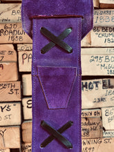 Load image into Gallery viewer, Native Leather NYC Handmade Purple Hendrix Strap