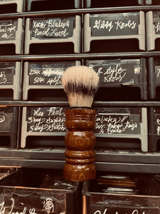 Limited Edition Old Growth California Redwood Shaving Brush II