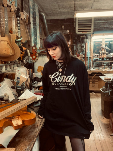 Cindy Guitars Silver Logo Long Sleeve